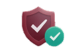 Shield with check marks icon for the inventory verification step